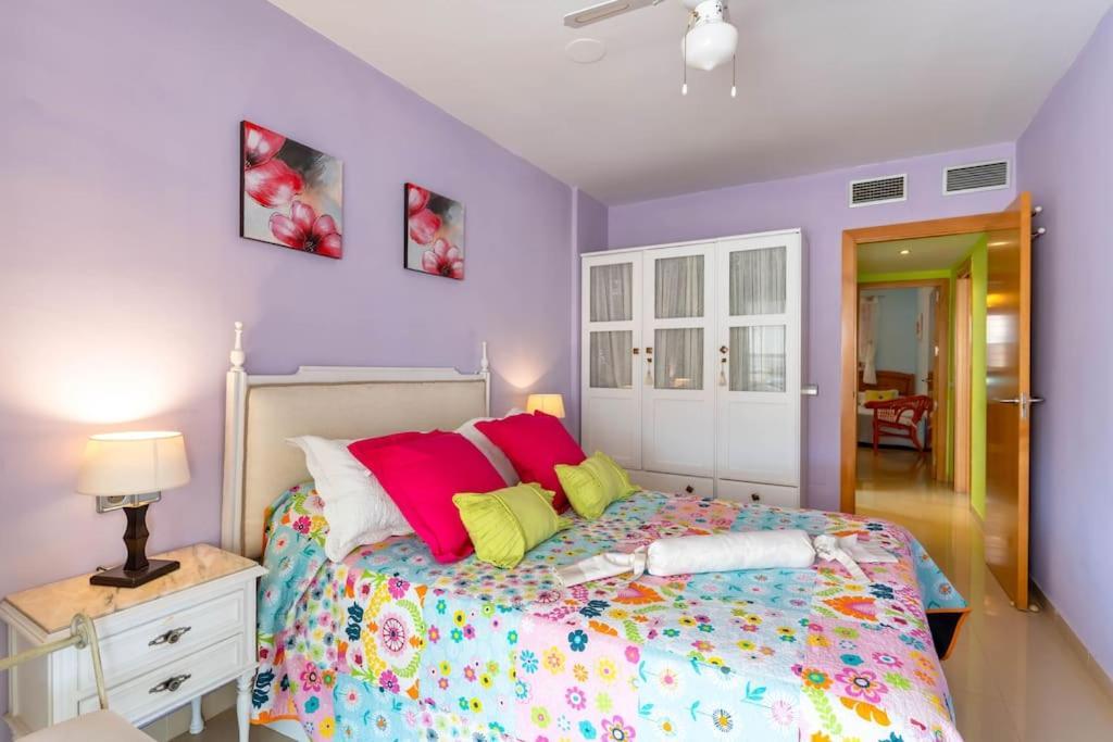 Apartamento Familiar, A 5 Min De La Playa, Piscina, Terraza, Wifi Alta Velocidad, Mascotas Bienvenidas Y Parking Roquetas de Mar
